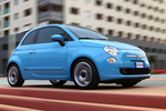 Fiat 500 0.9 TwinAir 85&nbsp;CV Sport (2013) Turismo Azul claro Cha Cha Cha Exterior Lateral-Frontal 3 puertas