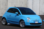Fiat 500 0.9 TwinAir 85&nbsp;CV Sport (2013) Turismo Azul claro Cha Cha Cha Exterior Lateral-Frontal 3 puertas
