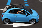 Fiat 500 0.9 TwinAir 85&nbsp;CV Gama 500C Descapotable Azul claro Cha Cha Cha Exterior Lateral 2 puertas