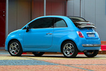 Fiat 500 0.9 TwinAir 85&nbsp;CV Gama 500C Descapotable Azul claro Cha Cha Cha Exterior Lateral 2 puertas