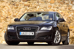 Audi A8 4.2 TDI quattro tiptronic 351 CV Gama A8 Turismo Negro phantom efecto perla Exterior Frontal 4 puertas