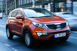 KIA Sportage 2.0 CRDi VGT 4x4 Drive Todo terreno Techno Orange  Exterior Frontal-Lateral 5 puertas