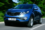 KIA Sportage 2.0 CRDi VGT 4x4 Drive Todo terreno Byte Blue Exterior Frontal-Lateral 5 puertas