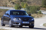 Saab 9-5 2.8T 301 CV XWD Aut. Aero Turismo Gris Acero Exterior Frontal 4 puertas