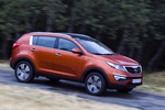 KIA Sportage 2.0 CRDi VGT 4x4 Emotion  Todo terreno Techno Orange  Exterior Frontal-Lateral 5 puertas