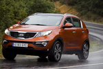 KIA Sportage 2.0 CRDi VGT 4x4 Emotion  Todo terreno Techno Orange  Exterior Frontal-Lateral 5 puertas