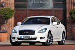 Infiniti M 30d S Turismo Moonlight White Exterior Lateral-Frontal 4 puertas