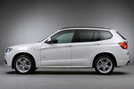 BMW X3 xDrive35i 306 CV (Paquete deportivo M) Paquete deportivo M Todo terreno Alpinweiss Exterior Lateral 5 puertas