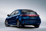 Honda Civic Gama Civic 5 puertas GT Sport Turismo Azul Zafiro Perlado Exterior Lateral-Posterior 5 puertas