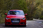Audi A1 1.4 TFSI 122 CV S tronic 7 vel. Ambition  Turismo Rojo Misano Efecto Perla Exterior Frontal 3 puertas