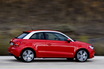 Audi A1 1.4 TFSI 122 CV S tronic 7 vel. Ambition  Turismo Rojo Misano Efecto Perla Exterior Lateral 3 puertas