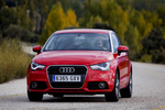 Audi A1 1.4 TFSI 122 CV S tronic 7 vel. Ambition  Turismo Rojo Misano Efecto Perla Exterior Frontal 3 puertas
