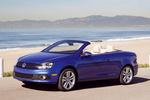Volkswagen Eos 1.4 TSI 122 CV (versi&oacute;n para EE.UU.) Gama Eos (versi&oacute;n para Estados Unidos) Descapotable Azul Intenso Metalizado Exterior Frontal-Lateral 2 puertas