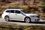 Honda Accord Tourer 2.2 i-DTEC 180 CV (2008) Type S Turismo familiar Blanco Premium Perlado Exterior Lateral-Frontal 5 puertas