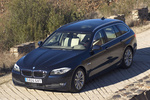 BMW Serie 5 520d Touring Aut. Gama Serie 5 Touring Turismo familiar Imperialblau Efecto Brillante Exterior Frontal-Lateral-Cenital 5 puertas