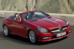Mercedes-Benz Clase SLK 350 BlueEFFICIENCY Aut. Gama SLK Descapotable Rojo &Oacute;palo Exterior Posterior-Lateral 2 puertas
