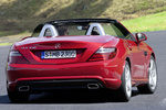 Mercedes-Benz Clase SLK 350 BlueEFFICIENCY Aut. Gama SLK Descapotable Rojo &Oacute;palo Exterior Posterior 2 puertas