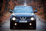 Nissan Juke 1.6i TURBO 190 CV 4X2 Tekna Premium Todo terreno Negro Zafiro Exterior Frontal-Lateral 5 puertas