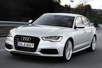 Audi A6 3.0 TDI 245 CV quattro S tronic 7 vel. S line Turismo Rojo Granate efecto perla Exterior Frontal-Lateral 4 puertas