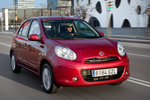 Nissan Micra 1.2 80 CV Gama Micra Turismo Rojo Venecia Exterior Lateral-Frontal 5 puertas