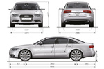 Audi A6 Gama Audi A6 Gama Audi A6 Turismo T&eacute;cnica Dimensiones 4 puertas
