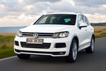 Volkswagen Touareg 4.2 V8 TDI 340 CV R-Line Todo terreno Blanco Candy Exterior Frontal-Lateral 5 puertas