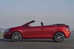 Volkswagen Golf Cabrio 2.0 TSI 211 CV Gama Golf Cabrio Descapotable Rojo atardecer metalizado Exterior Lateral 2 puertas