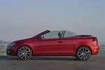 Volkswagen Golf Cabrio 2.0 TSI 211 CV Gama Golf Cabrio Descapotable Rojo atardecer metalizado Exterior Lateral 2 puertas