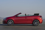 Volkswagen Golf Cabrio 2.0 TSI 211 CV Gama Golf Cabrio Descapotable Rojo atardecer metalizado Exterior Lateral 2 puertas