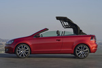 Volkswagen Golf Cabrio 2.0 TSI 211 CV Gama Golf Cabrio Descapotable Rojo atardecer metalizado Exterior Lateral 2 puertas