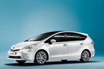 Toyota Prius+ Gama Prius+ Gama Prius+ Monovolumen Blanco Perlado Exterior Frontal-Lateral 5 puertas