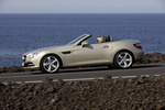 Mercedes-Benz Clase SLK 350 BlueEFFICIENCY Aut. Gama SLK Descapotable Beige perla metalizado Exterior Lateral 2 puertas