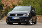Volkswagen Touran 2.0 TDI 170 DSG Sport Monovolumen Azul Indian Exterior Frontal-Lateral 5 puertas