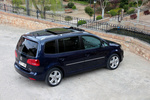 Volkswagen Touran 2.0 TDI 170 DSG Sport Monovolumen Azul Indian Exterior Posterior-Lateral-Cenital 5 puertas