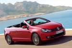 Volkswagen Golf Cabrio 2.0 TSI 211 CV Gama Golf Cabrio Descapotable Rojo atardecer metalizado Exterior Lateral-Frontal 2 puertas