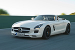Mercedes-Benz SLS AMG SLS AMG Roadster 571 CV Gama SLS AMG Roadster Descapotable Blanco M&iacute;stico 2 Exterior Frontal-Lateral 2 puertas