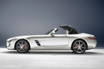 Mercedes-Benz SLS AMG SLS AMG Roadster 571 CV Gama SLS AMG Roadster Descapotable Plata Iridio Exterior Lateral 2 puertas