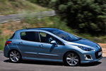 Peugeot 308 1.6 e-HDi 112 FAP Allure Turismo Azul Philae Exterior Lateral 5 puertas