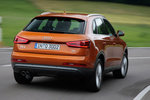 Audi Q3 2.0 TDI 177 CV quattro  Gama Q3 Todo terreno Naranja Samoa metalizado Exterior Frontal-Lateral 5 puertas