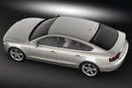 Audi A5 Gama A5 Sportback Gama A5 Sportback Turismo Plata Hielo Metalizado Exterior Cenital-Lateral-Posterior 5 puertas