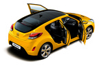 Hyundai Veloster 1.6 GDI 140 CV Sport S Turismo Sunflower Exterior Cenital-Posterior-Lateral 4 puertas