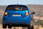 Chevrolet Aveo 1.4 16v LTZ Turismo Borocay Blue Exterior Lateral-Posterior 5 puertas