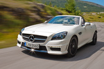 Mercedes-Benz Clase SLK 55 AMG AMG Descapotable Blanco Diamante Metalizado Exterior Frontal-Lateral 2 puertas