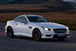 Mercedes-Benz Clase SLK 55 AMG AMG Descapotable Blanco Diamante Metalizado Exterior Lateral-Frontal 2 puertas