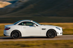 Mercedes-Benz Clase SLK 55 AMG AMG Descapotable Blanco Diamante Metalizado Exterior Lateral 2 puertas