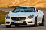 Mercedes-Benz Clase SLK 55 AMG AMG Descapotable Blanco Diamante Metalizado Exterior Frontal-Lateral 2 puertas