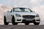Mercedes-Benz Clase SLK 55 AMG AMG Descapotable Blanco Diamante Metalizado Exterior Lateral-Frontal 2 puertas