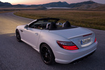 Mercedes-Benz Clase SLK 55 AMG AMG Descapotable Blanco Diamante Metalizado Exterior Lateral-Posterior 2 puertas
