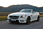 Mercedes-Benz Clase SLK 55 AMG AMG Descapotable Blanco Diamante Metalizado Exterior Frontal-Lateral 2 puertas