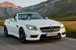 Mercedes-Benz Clase SLK 55 AMG AMG Descapotable Blanco Diamante Metalizado Exterior Lateral-Frontal 2 puertas
